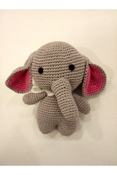 Amigurumi Soft Toy- Handmade Crochet- Elephant Amigurumi Soft Toy- Handmade Crochet- Elephant